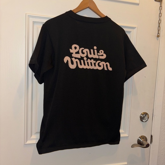 Authentic Louis Vuitton x Tyler the Creator M “Blooming” Black Sweater Shirt - Picture 5 of 16